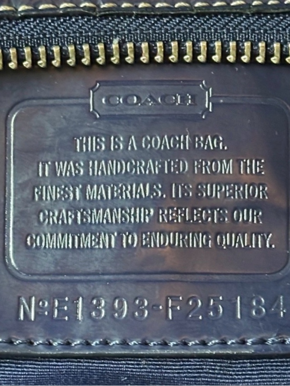 Coach 2013 Linear Satchel - Picture 11 of 12
